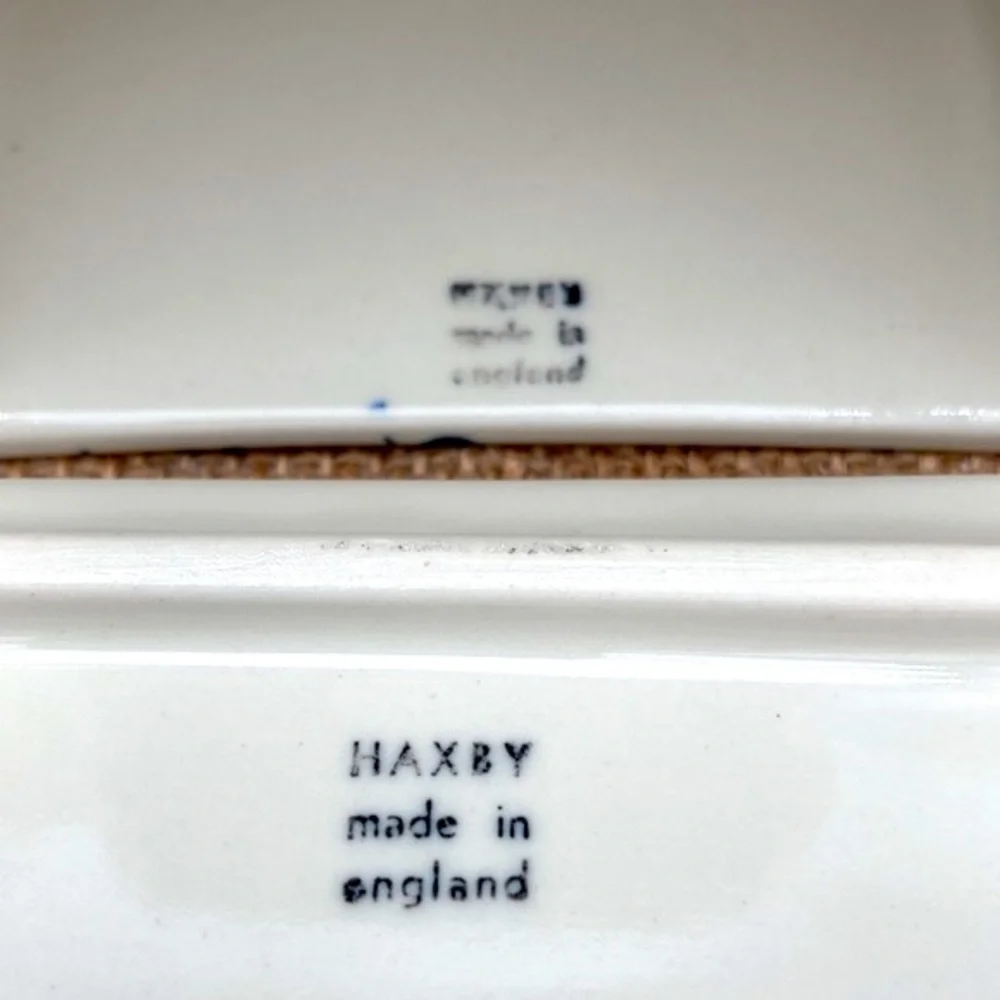 Vintage Haxby Chintz Covered Cheese Dish